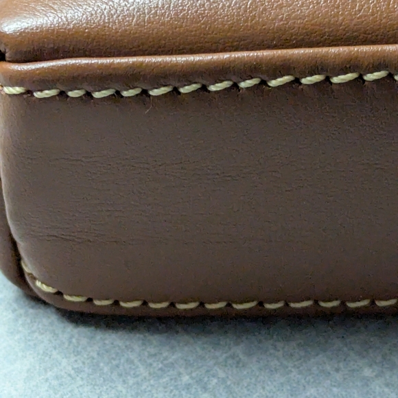 Dooney & Bourke Wayfarer Domed Crossbody Brown Leather Bag - Picture 8 of 15